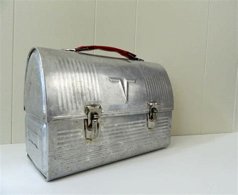 vintage dome metal lunch box|Vintage Dome Metal Lunch Box .